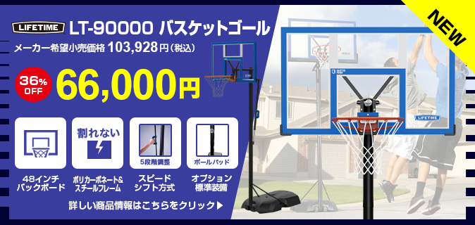 バスケットゴール LIFETIME（ライフタイム）LT-90000