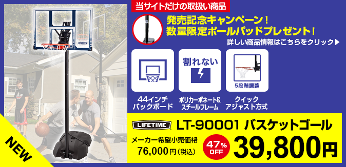 バスケットゴール LIFETIME（ライフタイム）LT-90001