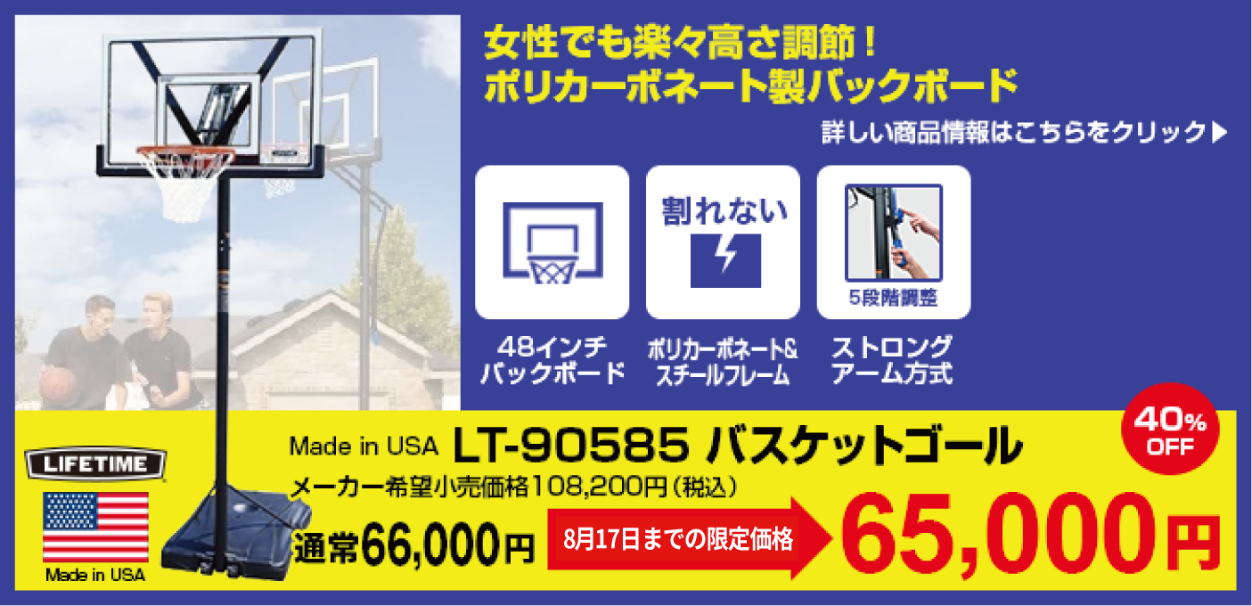 Lifetime バスケットゴール【LIFETIME（ライフタイム）】LT-90585