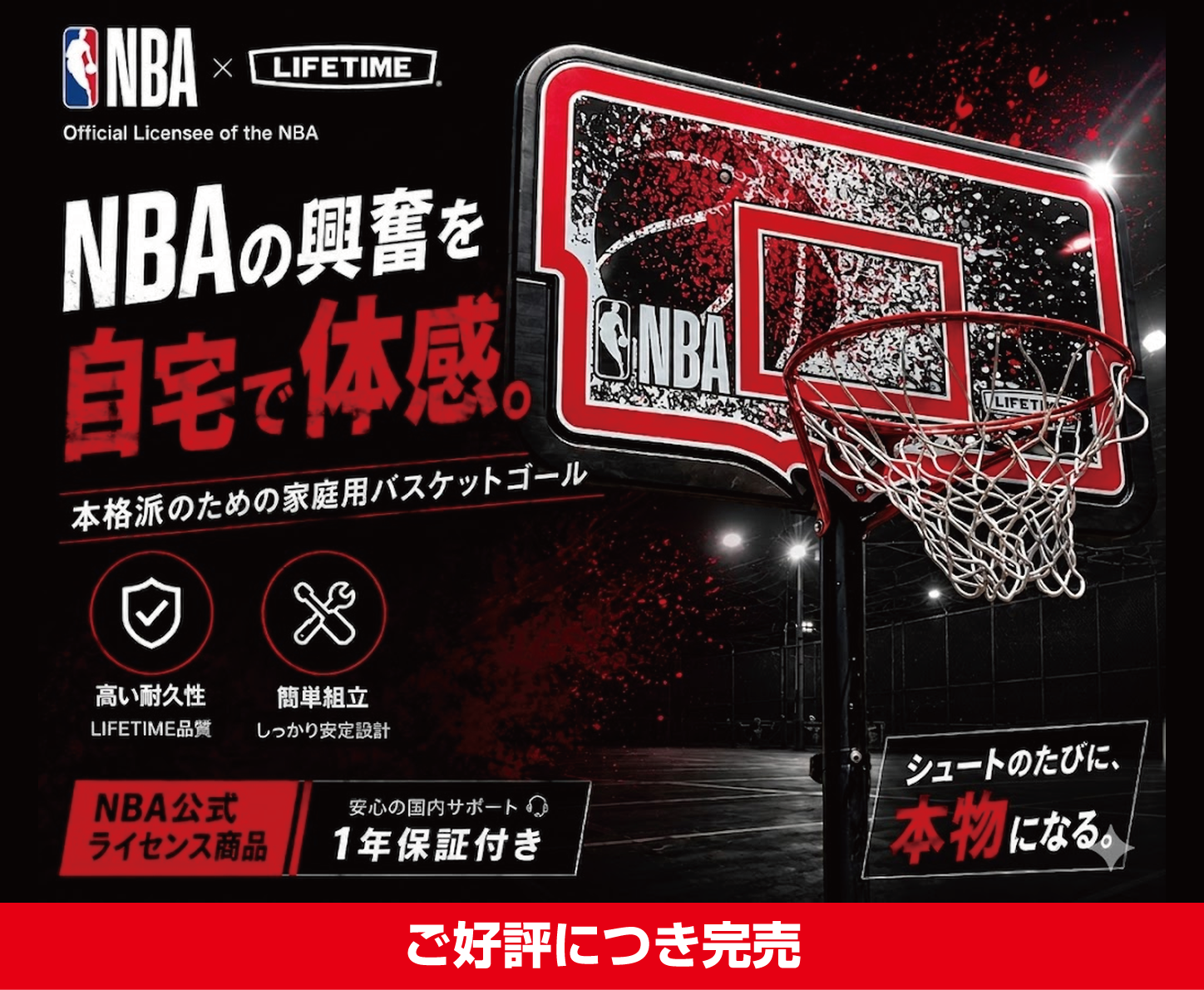 NBA × LIFETIME バスケットゴール